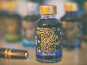 Diamine Shimmer ink - Blue Flame