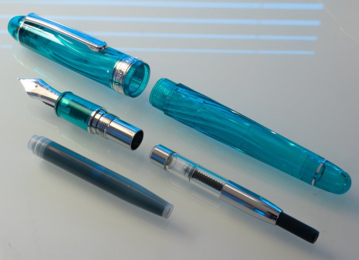 Parts of the Pilot Century 3776 Kumpoo.